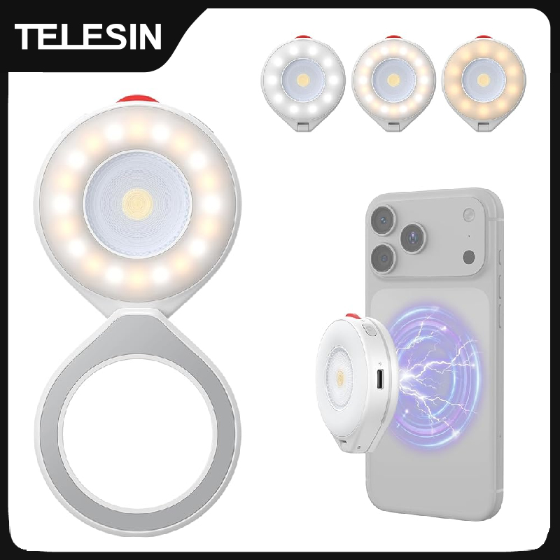 Photography Lighting Brands - TELESIN Manyetik Flaş Işığı, Akıllı Telefon