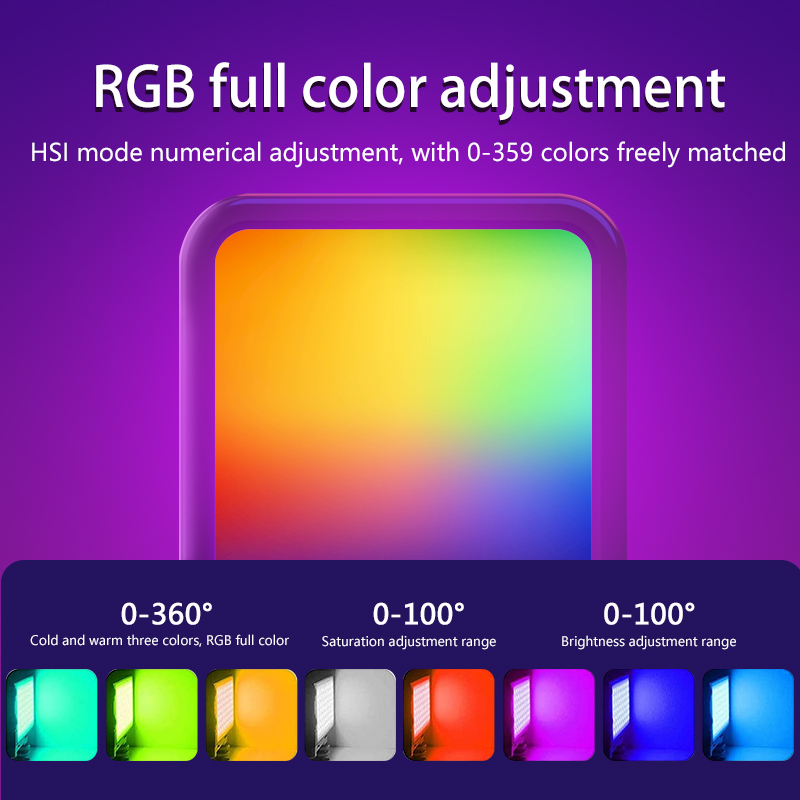Taşınabilir W70RGB LED Tam Ren - Photography Lighting Handheld incelemesi ve fiyatı