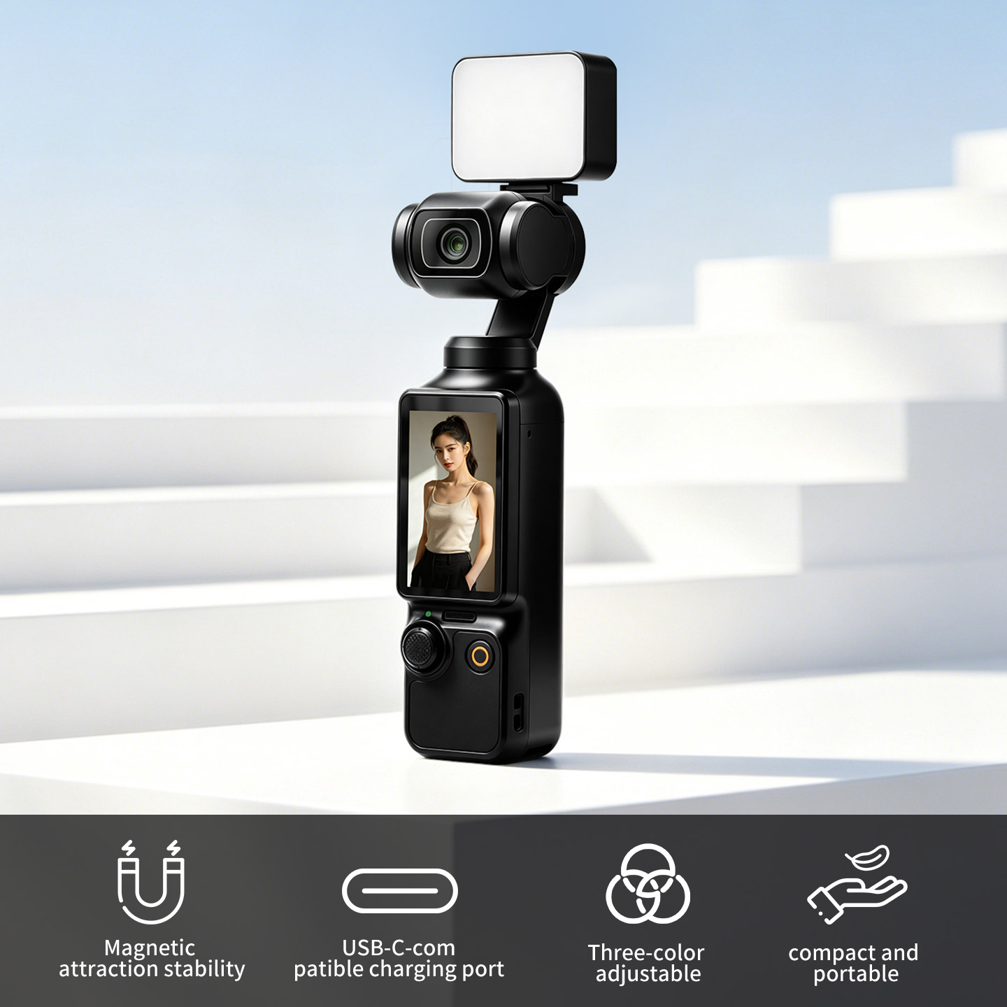 Taşınabilir Manyetik Dolgu Işı - Photography Lighting Kit Portable incelemesi ve fiyatı