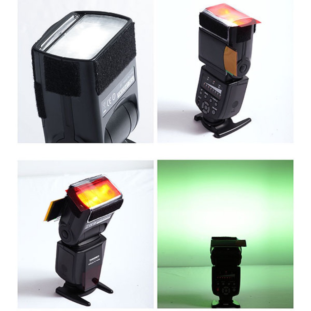 12 Renkli Kamera Flaş Jelleri  - Photography Lighting Meter incelemesi ve fiyatı