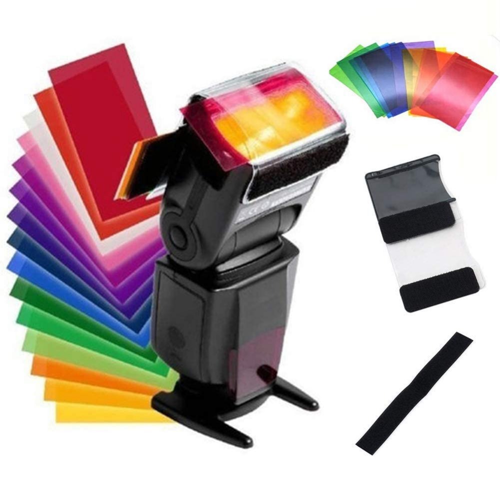 12 Renkli Kamera Flaş Jelleri  - Photography Lighting Meter incelemesi ve fiyatı
